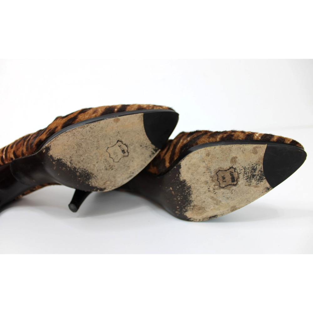 Stuart Weitzman Women's Size 10 Heels Leopard Calf Hair Leather - Picture 7 of 12